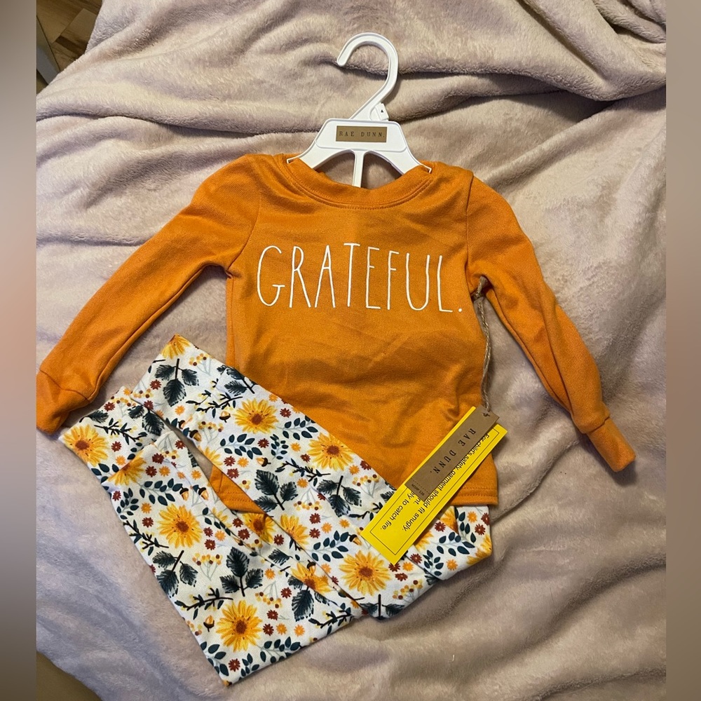 Grateful children Rae Dunn pajamas
